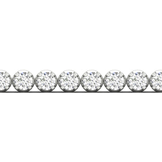 8.00 Carat T.W. Round-cut Lab Grown Diamond ( G-H/VS ) 14K Gold Bracelet
