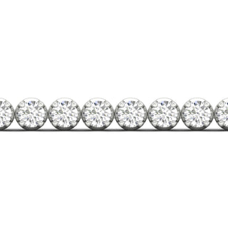 10.00 Carat T.W. Round-cut Lab Grown Diamond ( G-H/VS ) 14K Gold Bracelet