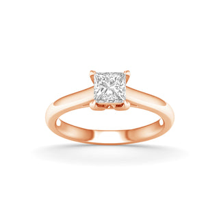 1.00 Carat T.W. Princess-cut Lab Grown Diamond ( G-H/VS ) 14K Gold Solitaire Ring