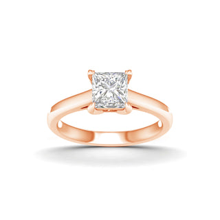 1 1/2 Carat T.W. Princess-cut Lab Grown Diamond ( G-H/VS ) 14K Gold Solitaire Ring