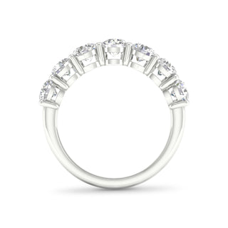 2.00 Carat T.W. Round-cut Lab Grown Diamond ( G-H/VS ) 14K Gold 7 Stone Ring