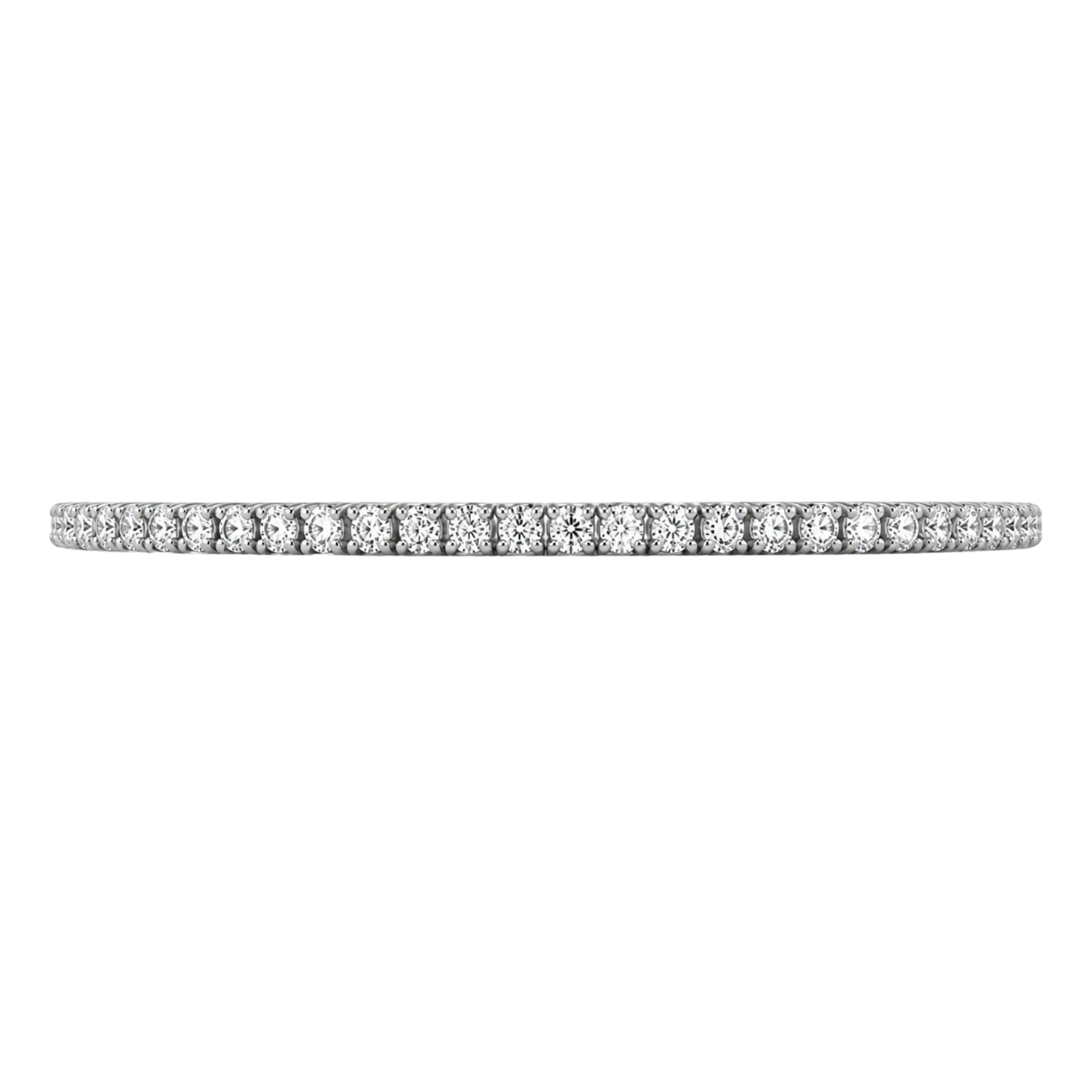 2.00 - 12.00 Carat Carat T.W. Round-cut Lab Grown Diamond (F/VS+) 14K Gold Bracelet - Assorted Colors & Carat