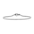 Diamonair Lab Grown Diamond (F/VS+) 1.00 carat Round cut Sterling Silver Tennis Bracelet - Sterling Silver