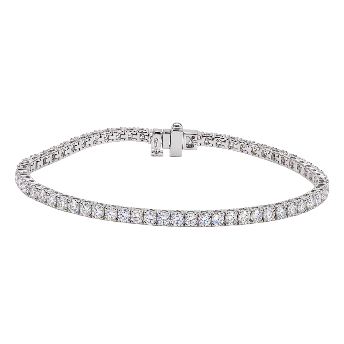 Diamonair Tennis Bracelet Set - Lab Grown Diamond Sterling Silver Tennis Bracelet