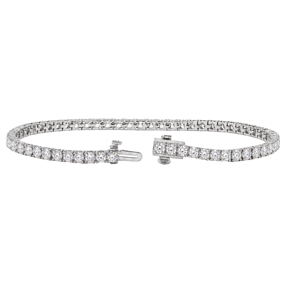 Diamonair Tennis Bracelet Set - Lab Grown Diamond Sterling Silver Tennis Bracelet