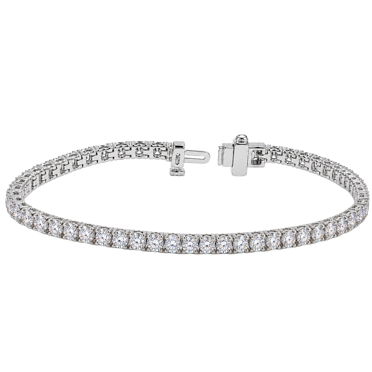 Diamonair Tennis Bracelet Set - Lab Grown Diamond Sterling Silver Tennis Bracelet