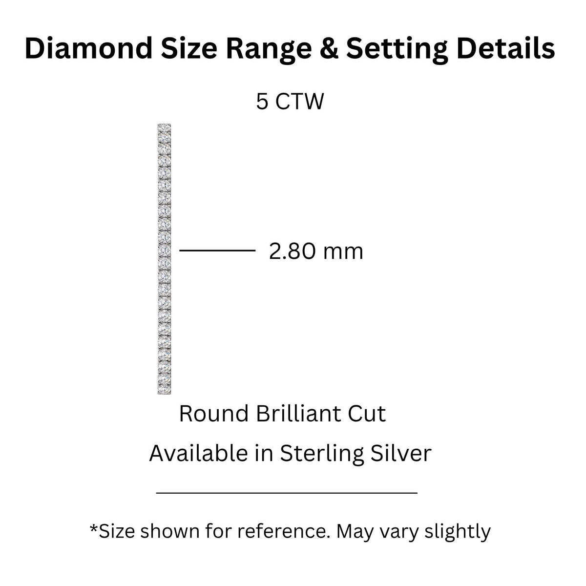 Diamonair Tennis Bracelet Set - Lab Grown Diamond Sterling Silver Tennis Bracelet
