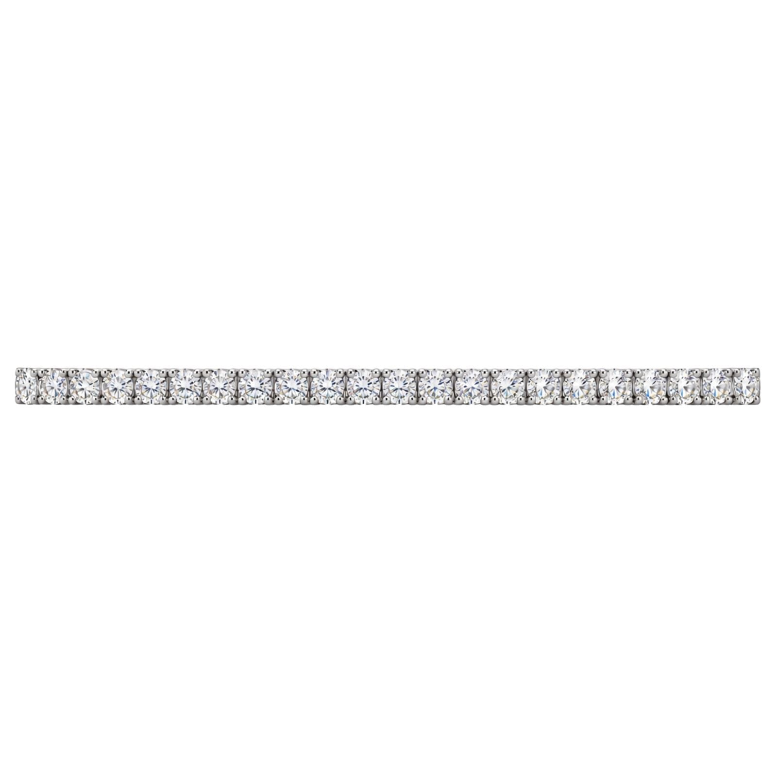 Diamonair Lab Grown Diamond (F/VS+) 7.00 carat Round cut Sterling Silver Tennis Bracelet - Sterling Silver | Gold over Silver