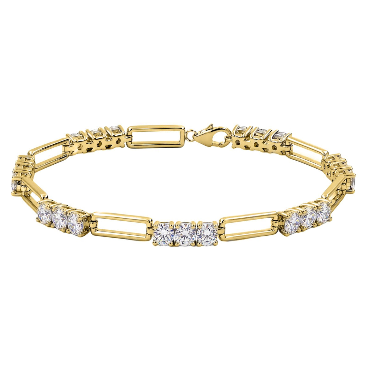 5 ctw Round Chain Bracelet