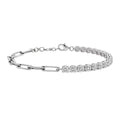 3 ctw Mixed Cut Chain Bracelet