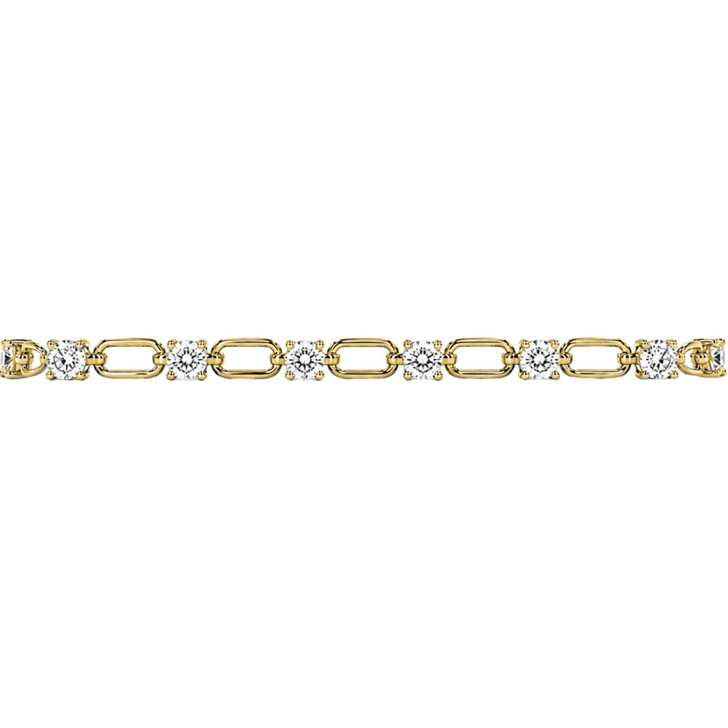 Diamonair Link Bracelet Set - Lab Grown Diamond Sterling Silver Link Bracelet