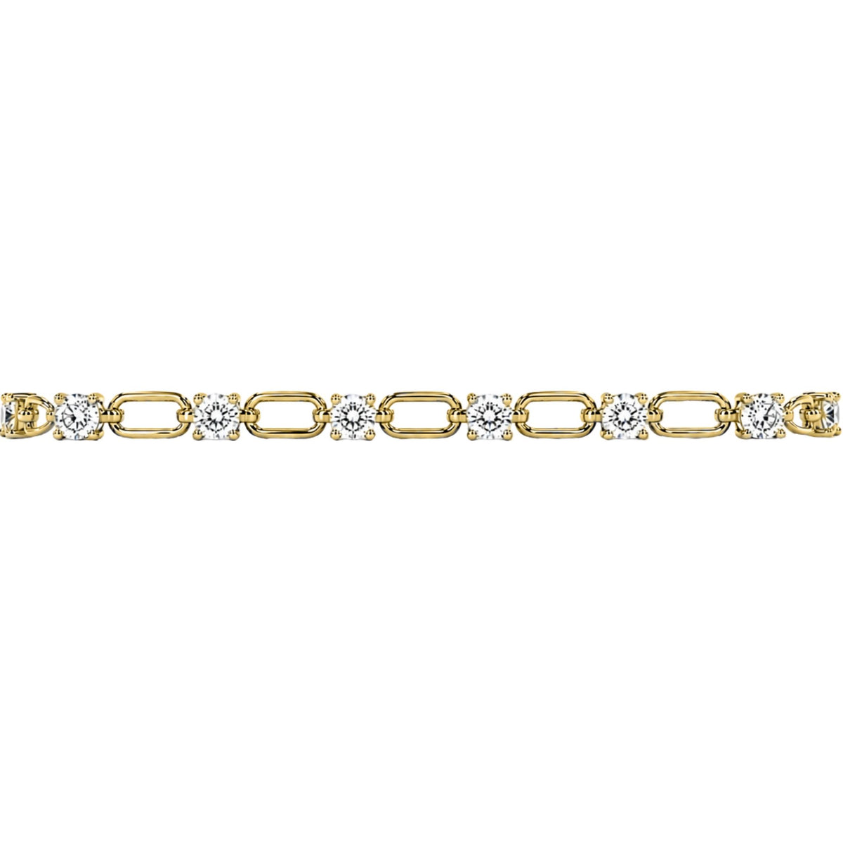 Diamonair Link Bracelet Set - Lab Grown Diamond Sterling Silver Link Bracelet