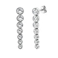 2.00 Carat T.W. Round-cut Lab Grown Diamond (F/VS+) 14K Gold Drop Earrings with Double Notch Post & Pushback