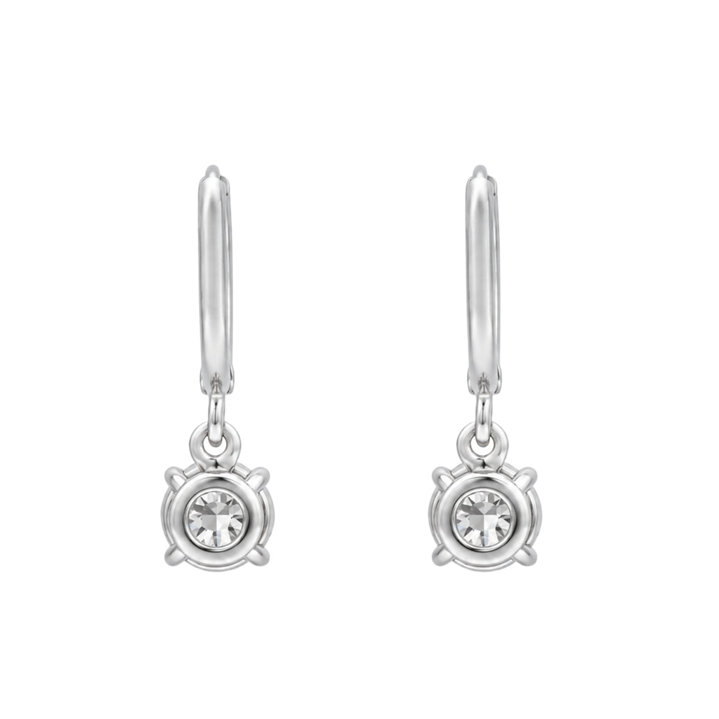 1-3 ctw Round Hoop Earrings
