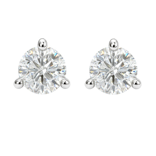 0.25-3 ctw Round Martini Stud Earrings