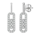 0.50 Carat T.W. Round-cut Lab Grown Diamond (F/VS+) 14K Gold Drop Earrings with Double Notch Post & Pushback