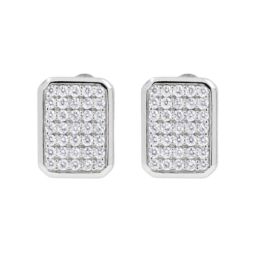 1 ctw Round Cluster Earrings