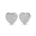 Diamonair Lab-Grown Diamond Earrings for Women | Sterling Silver | Round Cut | Prong, Push Back | F Color, VS+ Clarity | 2.00 Total Carat Weight | Anniversary, Wedding, Birthday Gift
