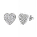 Diamonair Lab-Grown Diamond Earrings for Women | Sterling Silver | Round Cut | Prong, Push Back | F Color, VS+ Clarity | 2.00 Total Carat Weight | Anniversary, Wedding, Birthday Gift