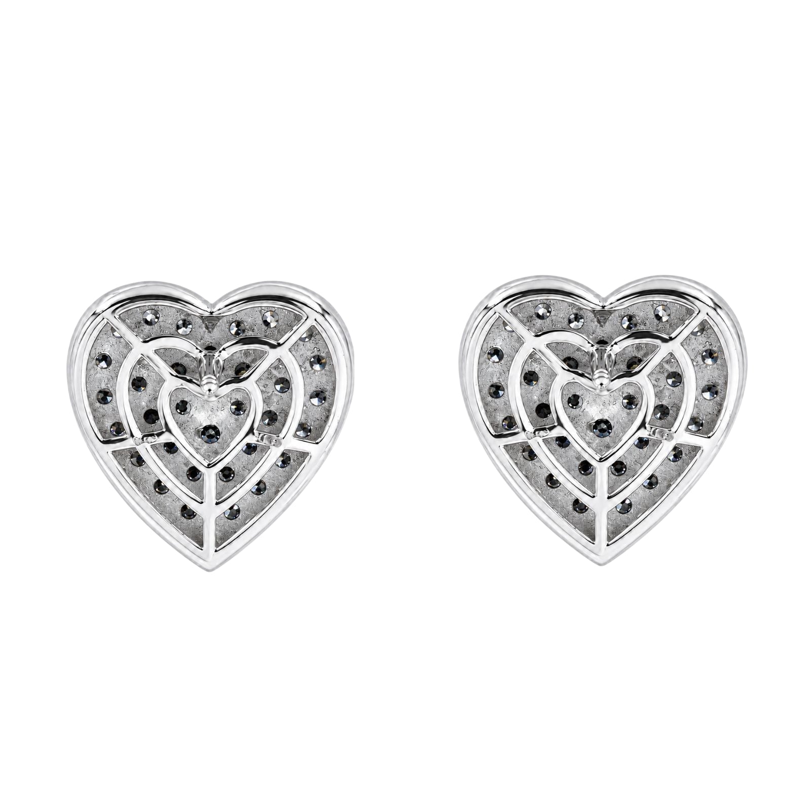 Diamonair Lab-Grown Diamond Earrings for Women | Sterling Silver | Round Cut | Prong, Push Back | F Color, VS+ Clarity | 2.00 Total Carat Weight | Anniversary, Wedding, Birthday Gift