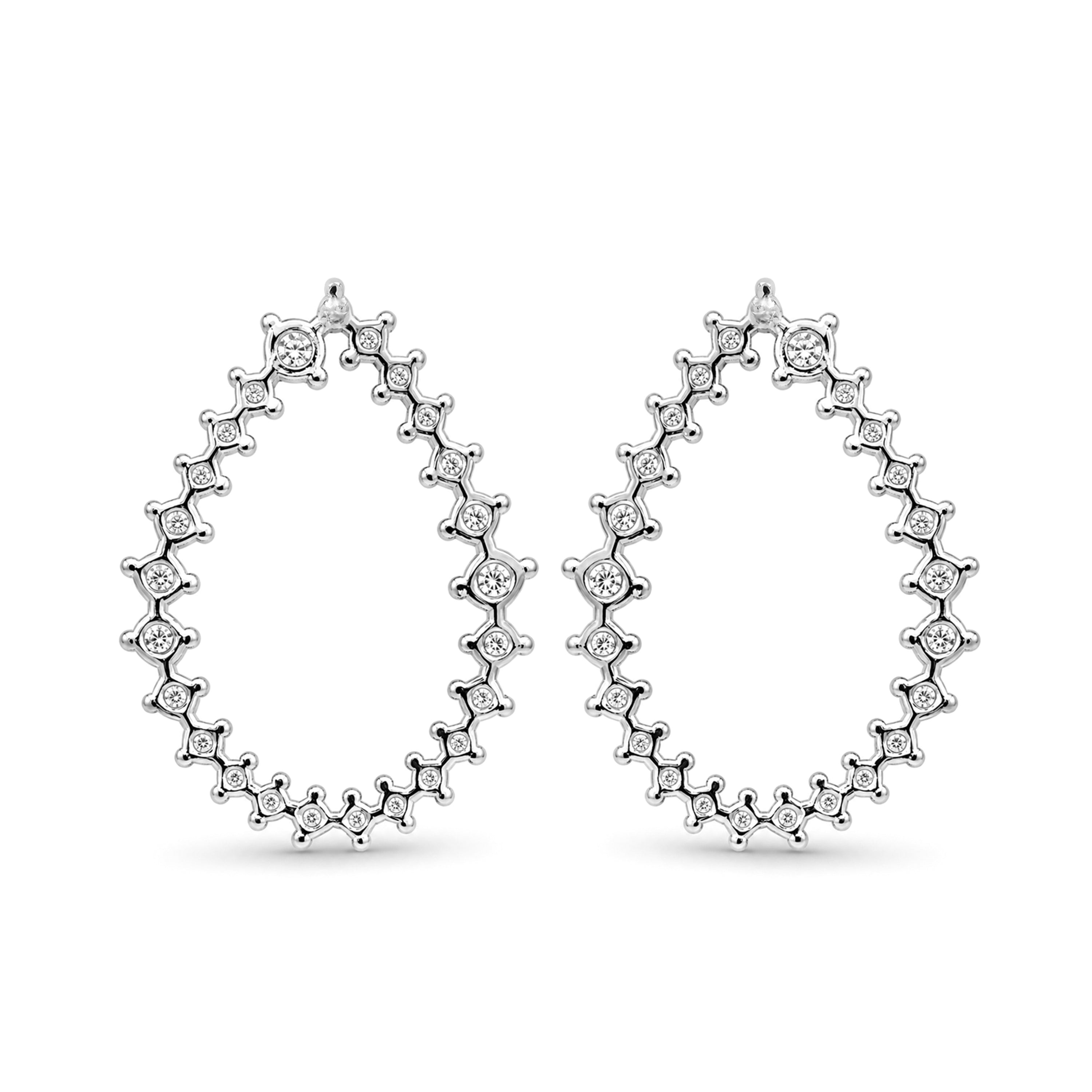 Diamonair Lab-Grown Diamond Earrings for Women | Sterling Silver | Round Cut | Prong, Push Back | F Color, VS+ Clarity | 2.00 Total Carat Weight | Anniversary, Wedding, Birthday Gift
