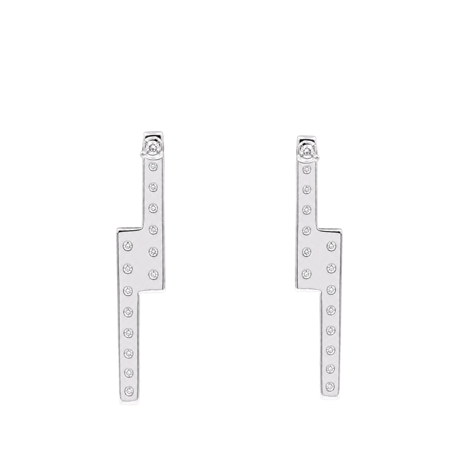 Diamonair Lab-Grown Diamond Earrings for Women | Sterling Silver | Emerald Cut | Prong, Push Back | F Color, VS+ Clarity | 3.00 Total Carat Weight | Anniversary, Wedding, Birthday Gift