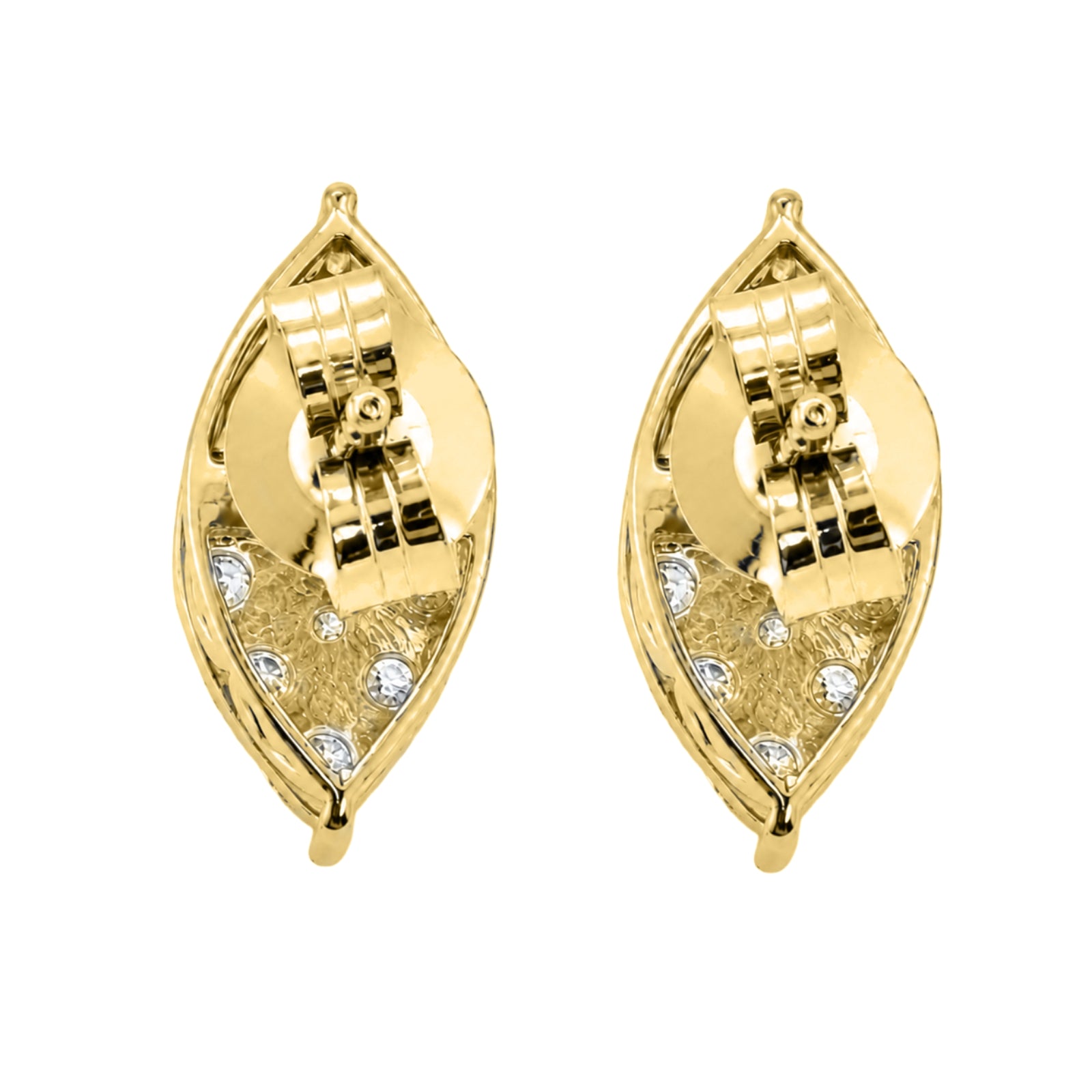 Diamonair Lab Grown Diamond (F/VS+) 1.00 carat Round cut Sterling Silver Stud Earrings - Sterling Silver | Gold over Silver