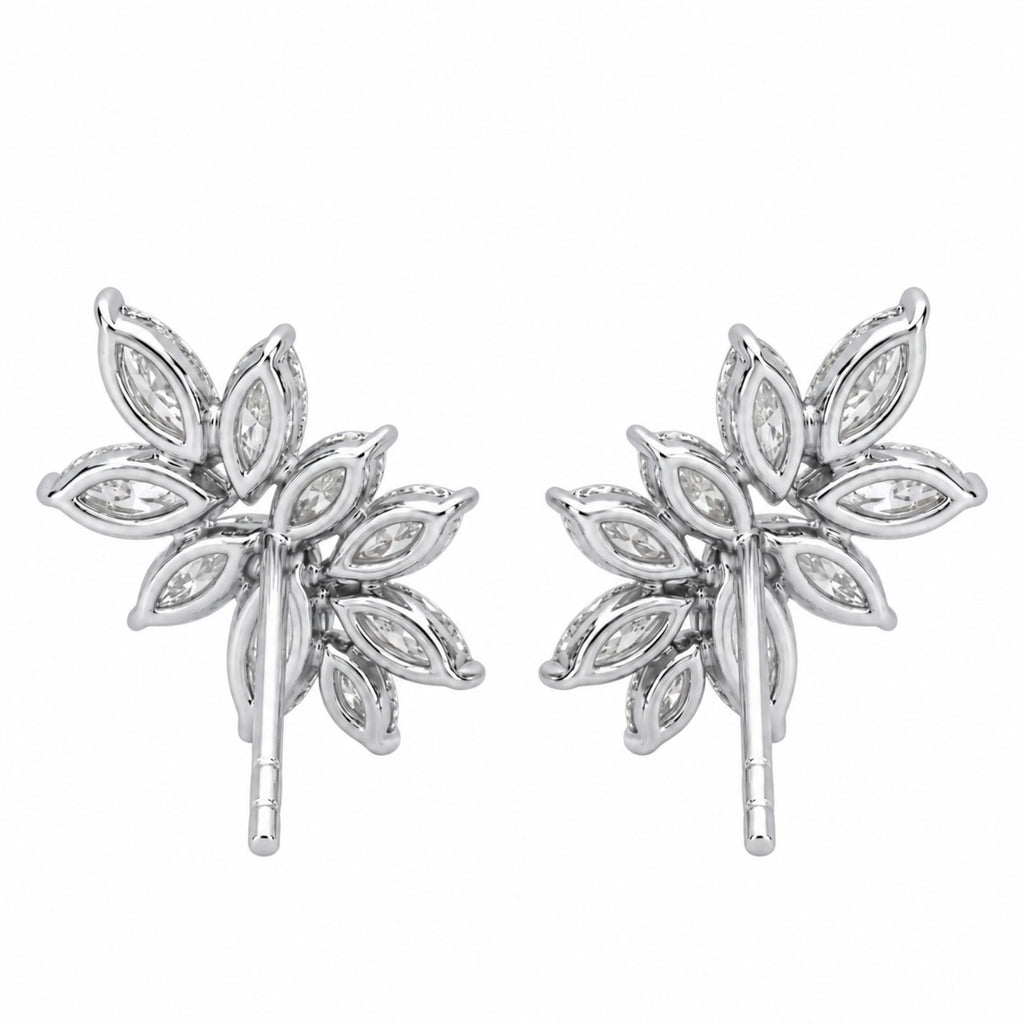 2 ctw Marquise Stud Earrings