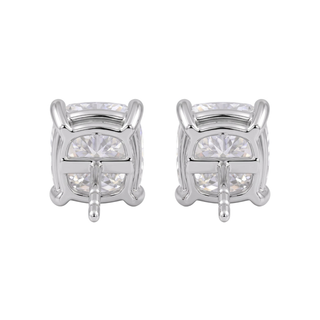 1-6 ctw Cushion Solitaire Stud Earrings