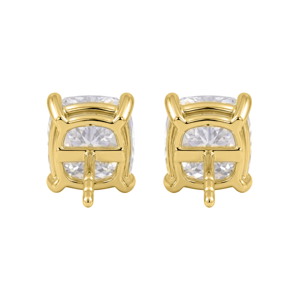 1-6 ctw Cushion Solitaire Stud Earrings