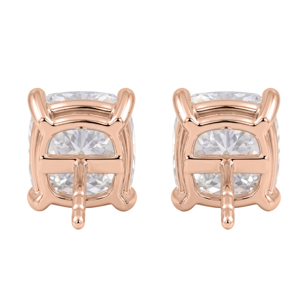 1-6 ctw Cushion Solitaire Stud Earrings