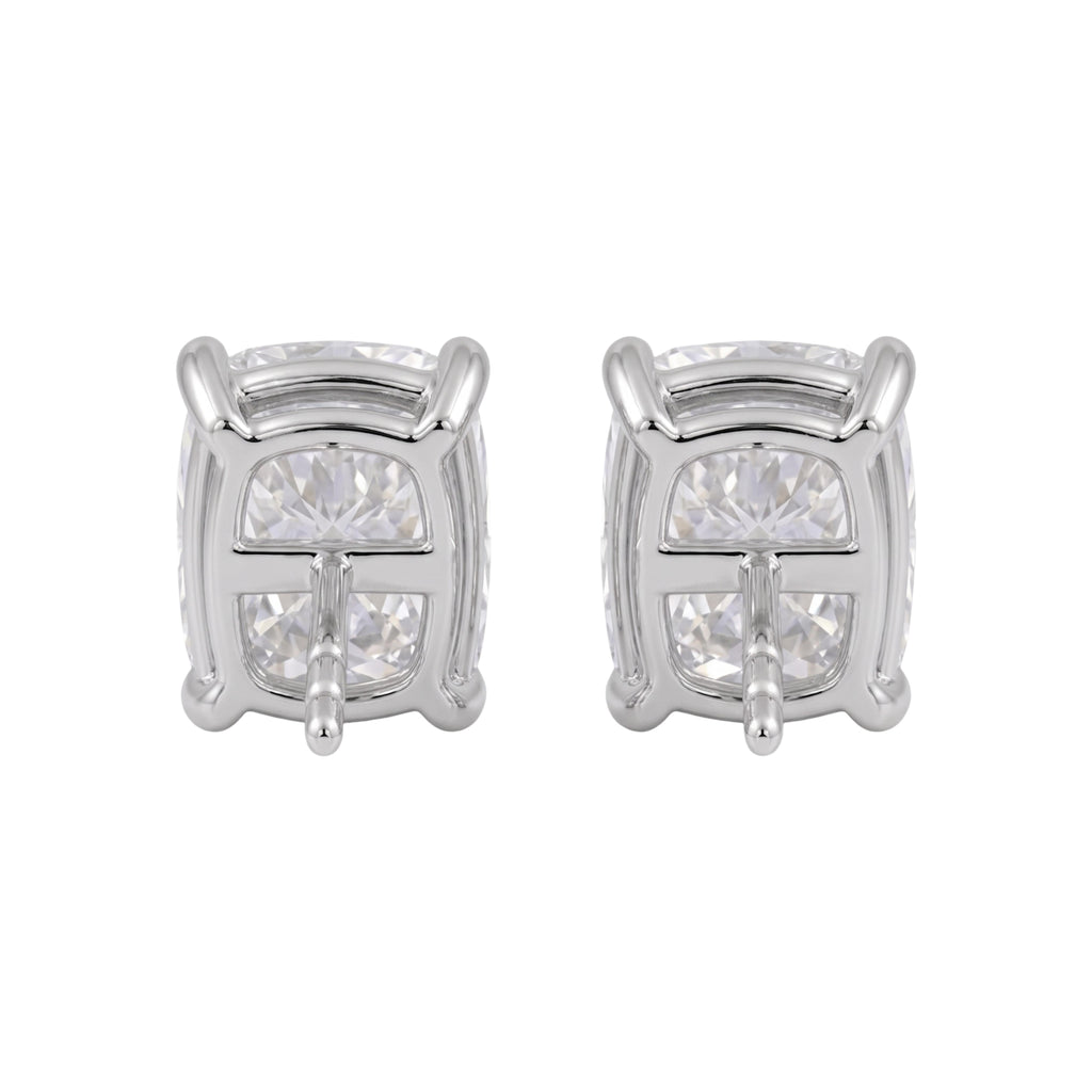 1-6 ctw Long Cushion Solitaire Stud Earrings