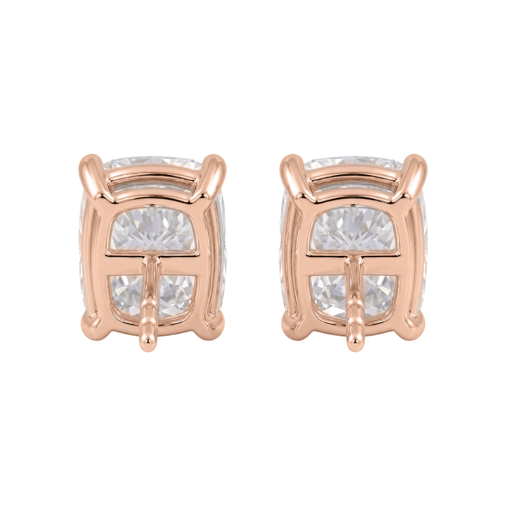 1-6 ctw Long Cushion Solitaire Stud Earrings