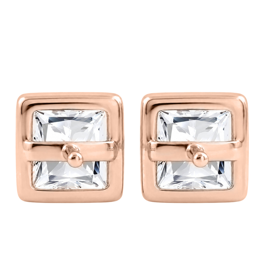 1-6 ctw Princess Solitaire Bezel Stud Earrings