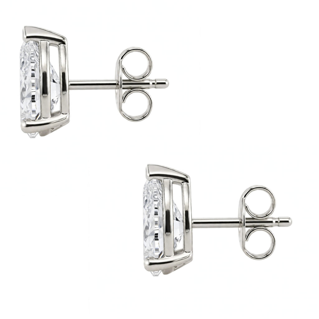 1-6 ctw Pear Solitaire Stud Earrings