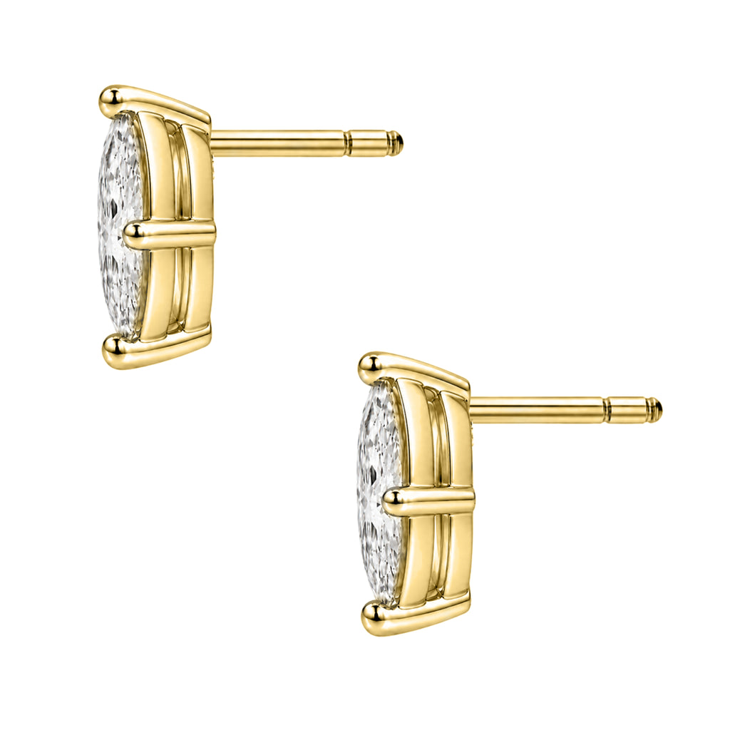 1-6 ctw Marquise Solitaire Stud Earrings