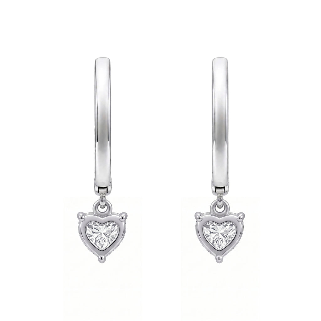 1-3 ctw Mixed Shape Hoop Earrings