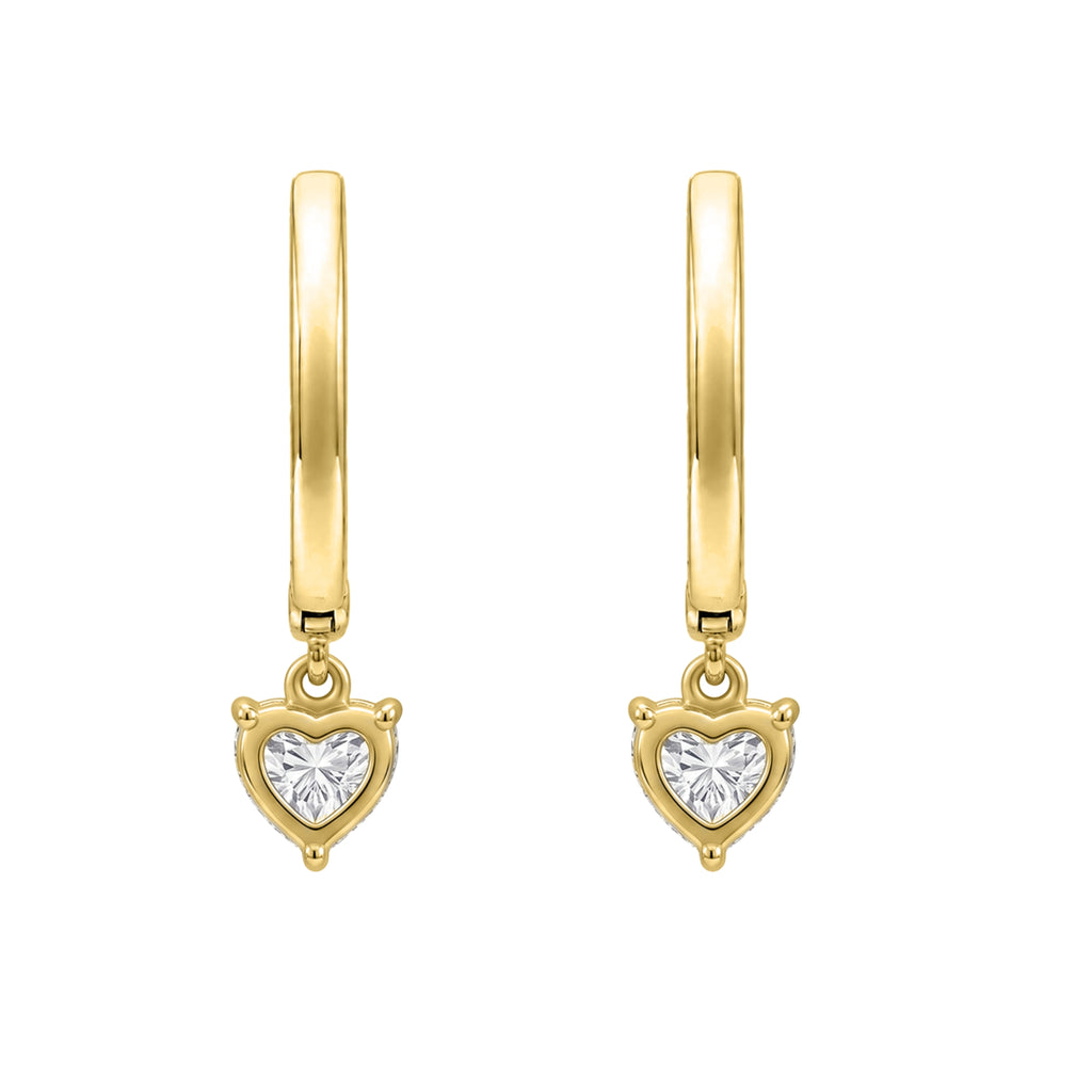 1-3 ctw Mixed Shape Hoop Earrings