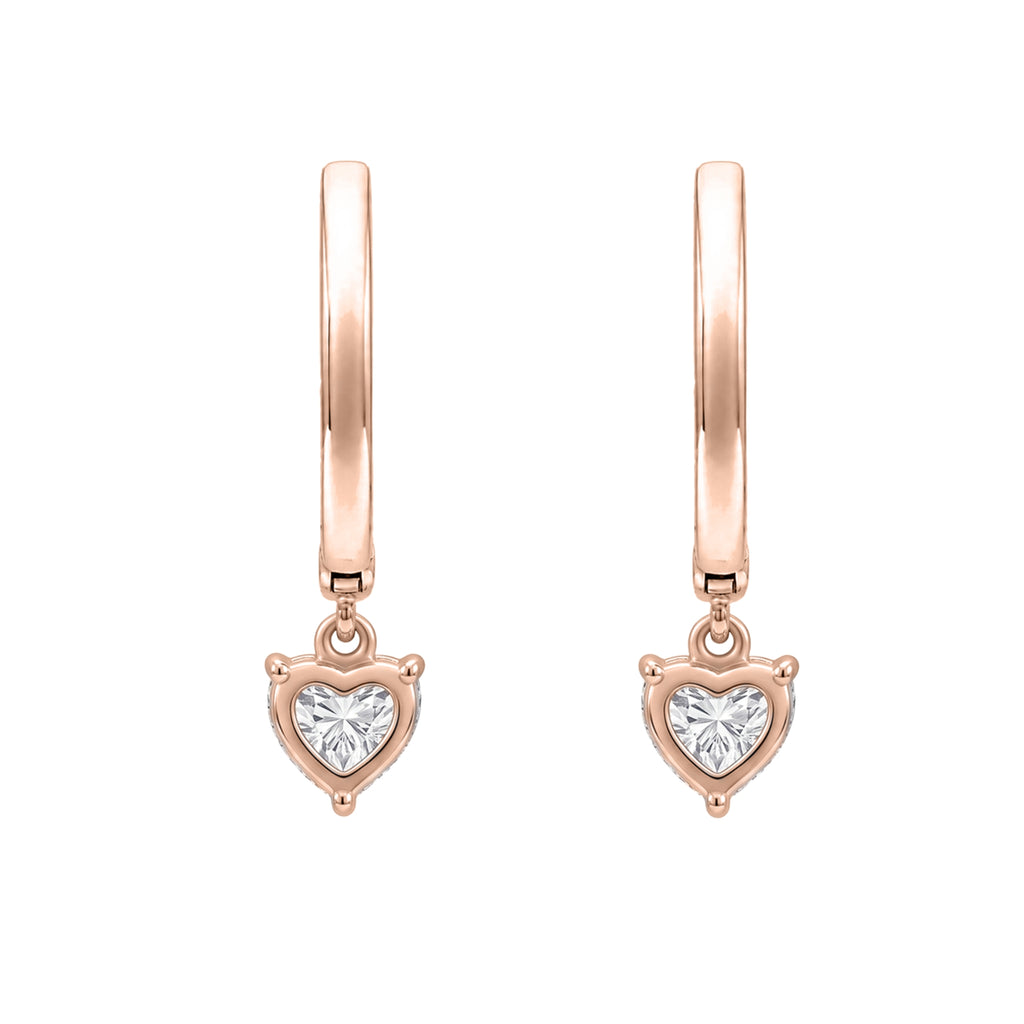 1-3 ctw Mixed Shape Hoop Earrings