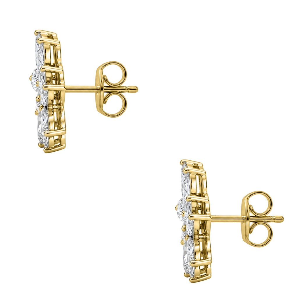 2 ctw Marquise Stud Earrings