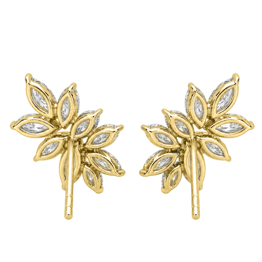 2 ctw Marquise Stud Earrings