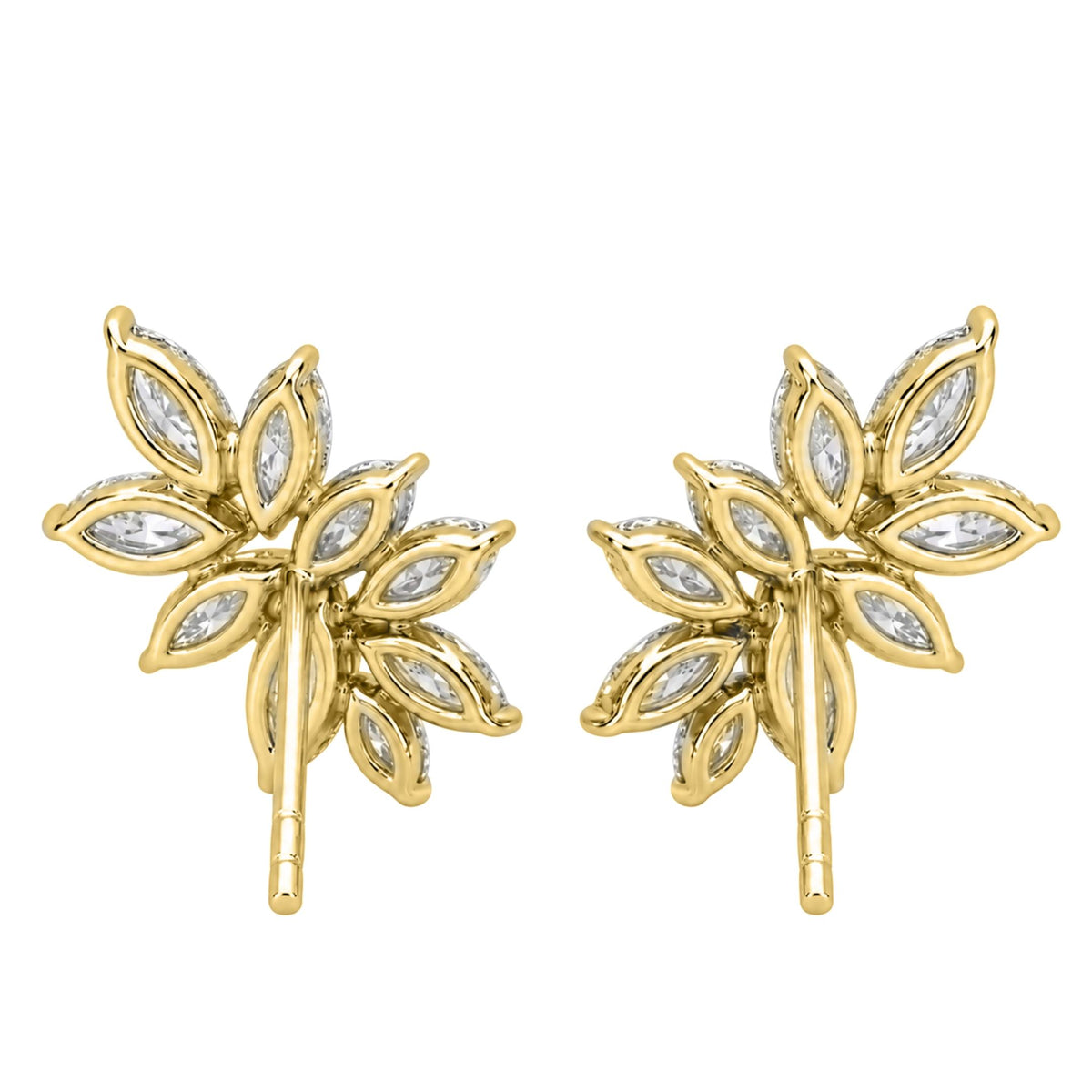 2 ctw Marquise Stud Earrings
