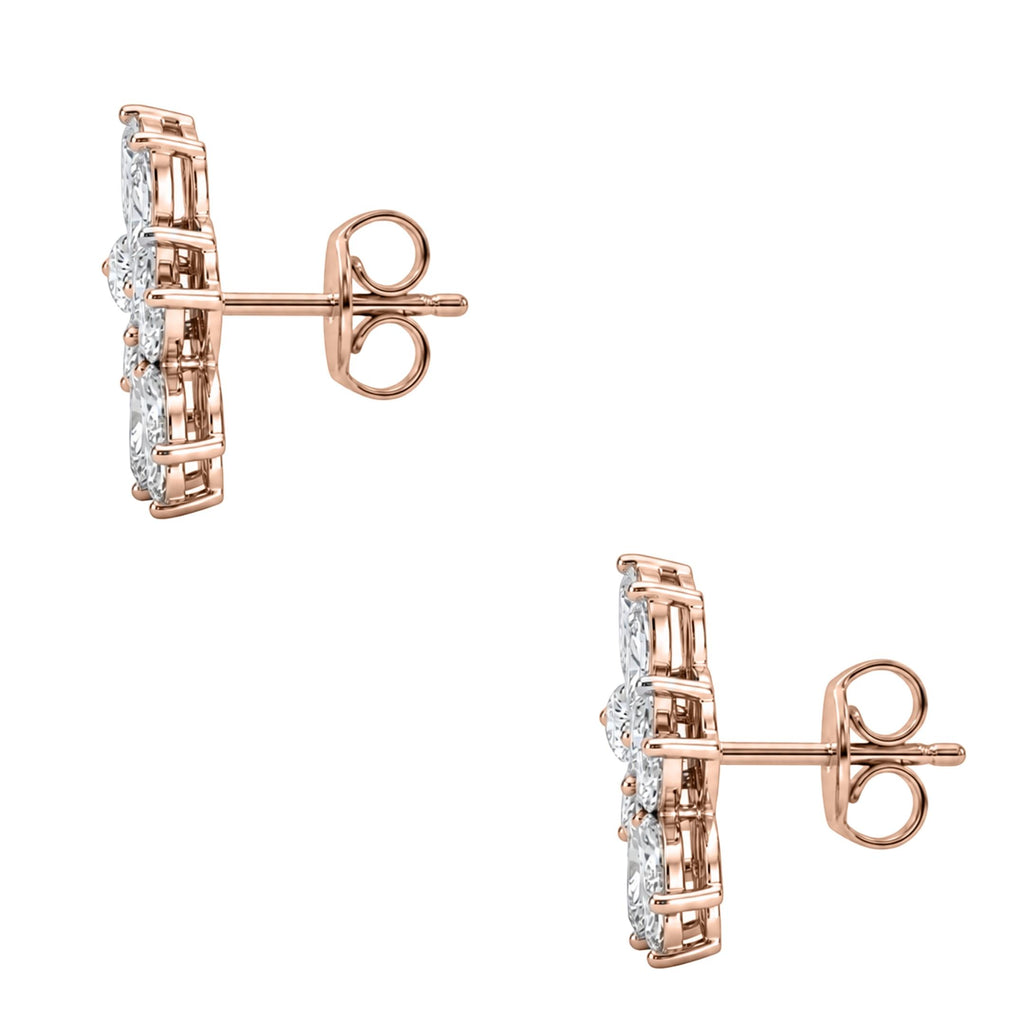 2 ctw Marquise Stud Earrings