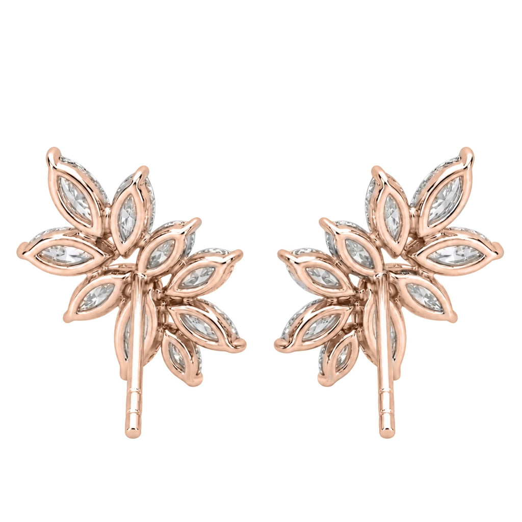 2 ctw Marquise Stud Earrings