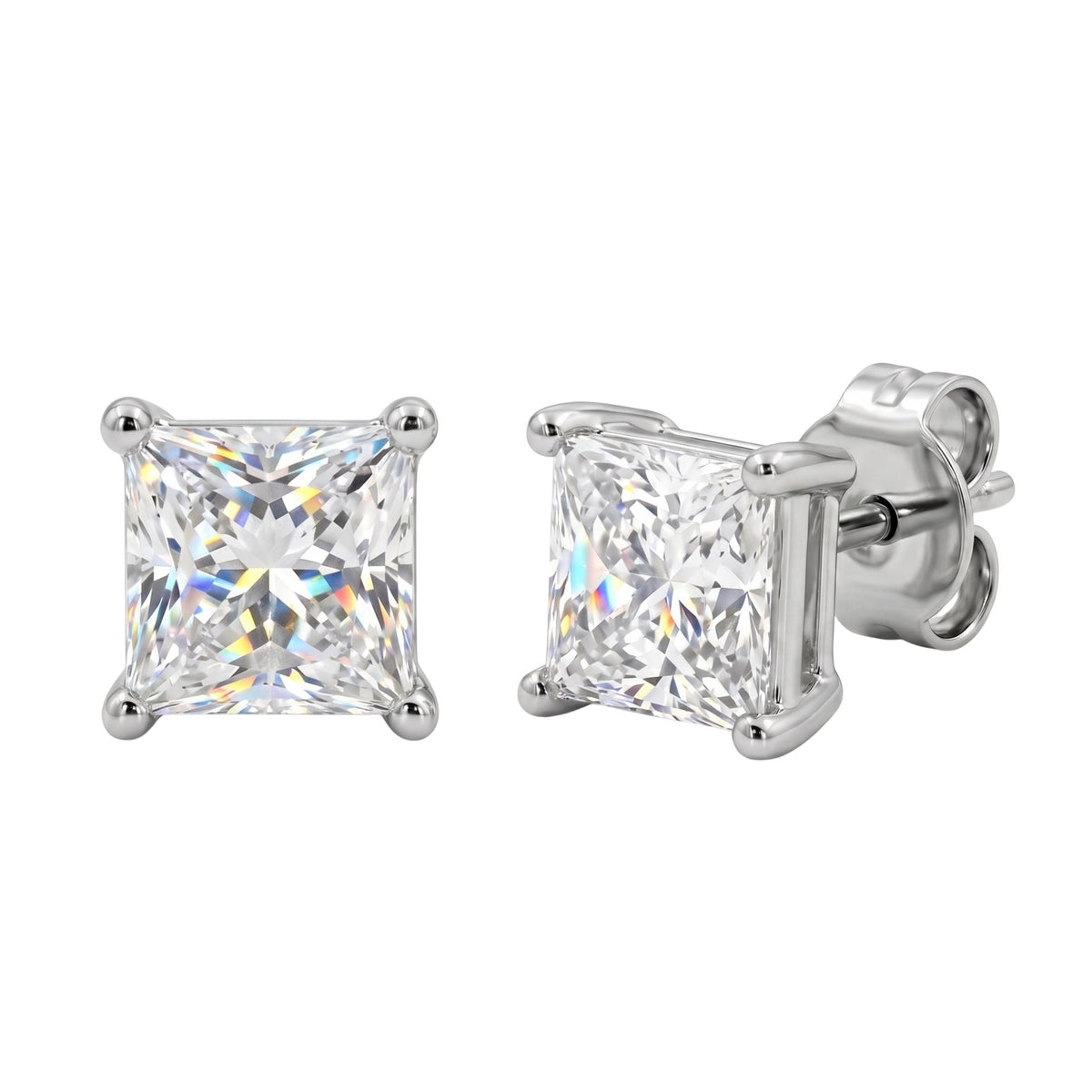 0.25-12 ctw Mixed Shape Stud Earrings