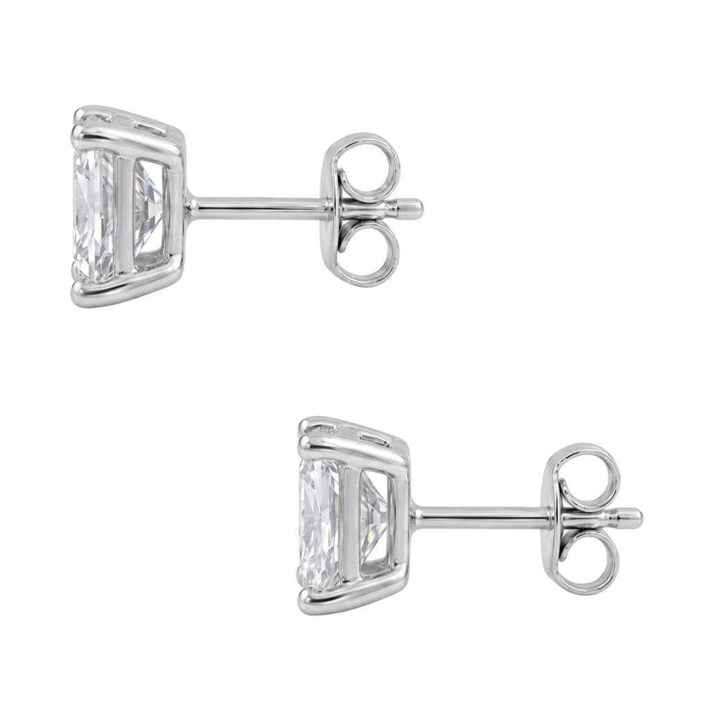 Diamonair Solitaire 4 Prong Earrings Set - Lab Grown Diamond 14K Gold Solitaire 4 Prong Earrings