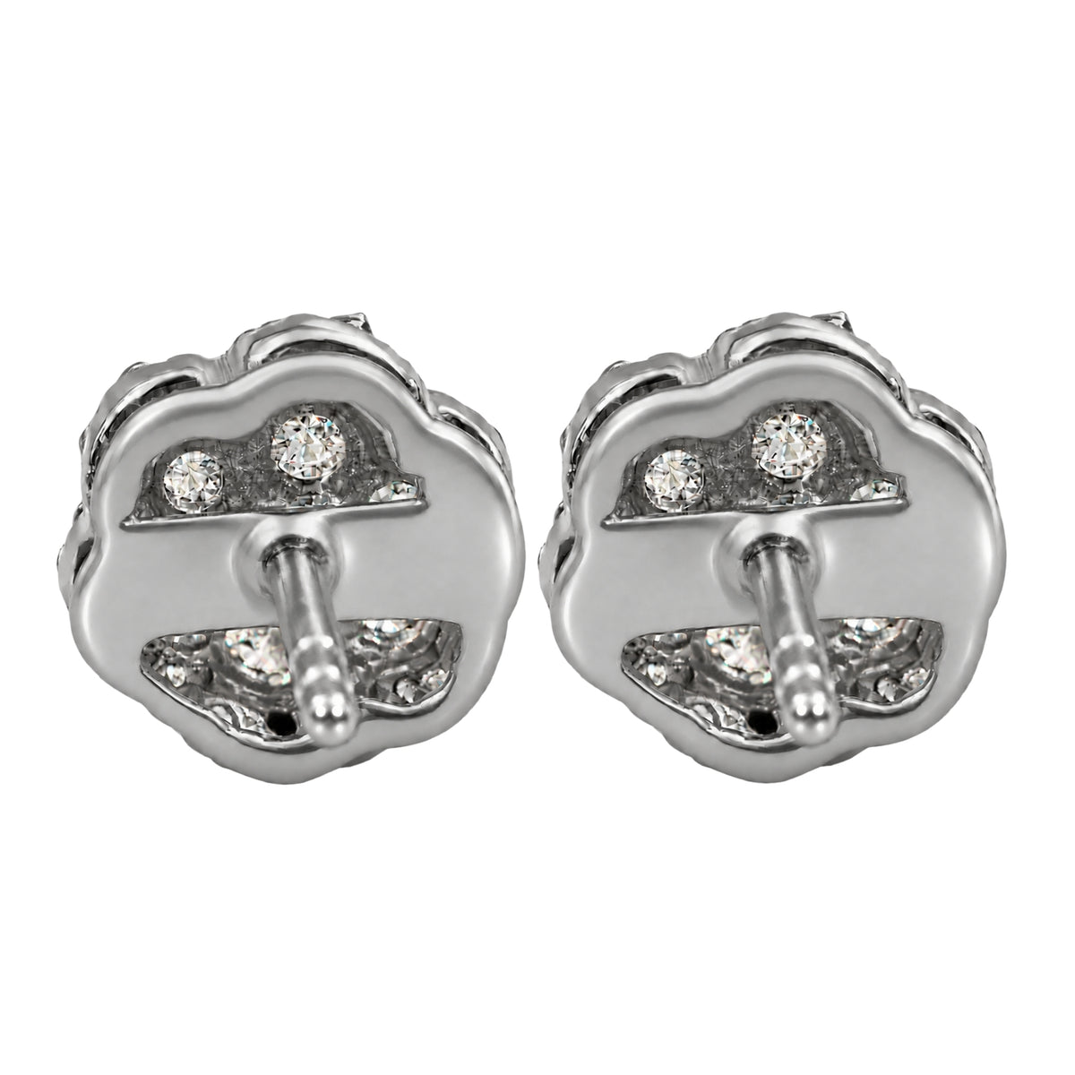 0.5-2 ctw Round Cluster Earrings