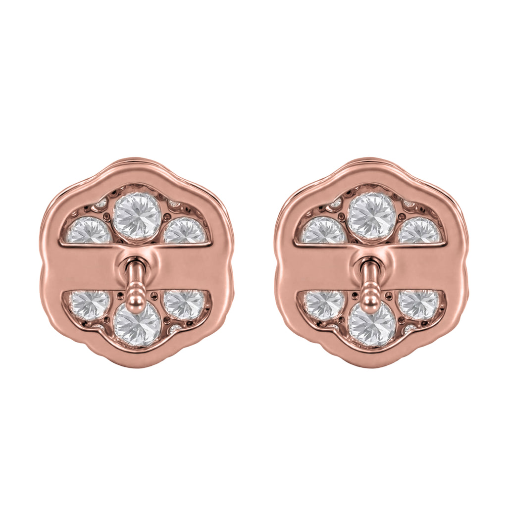 Round Cluster Earrings