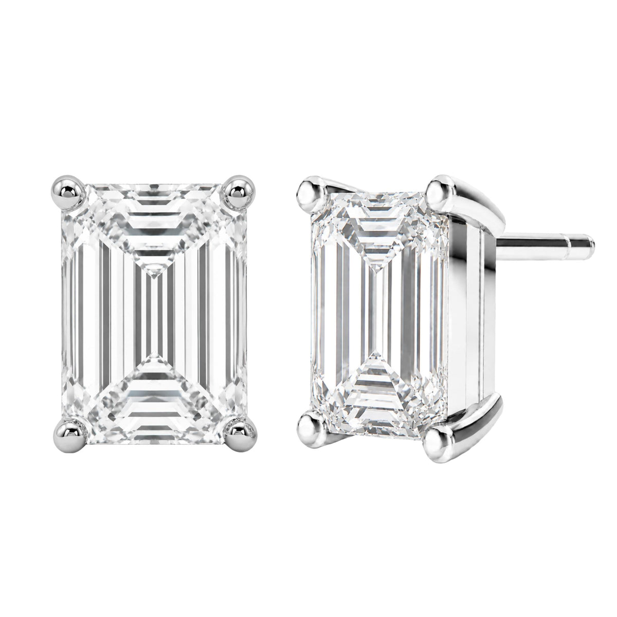 0.25-12 ctw Mixed Shape Stud Earrings