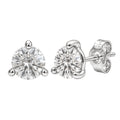 Round Martini Stud Earrings